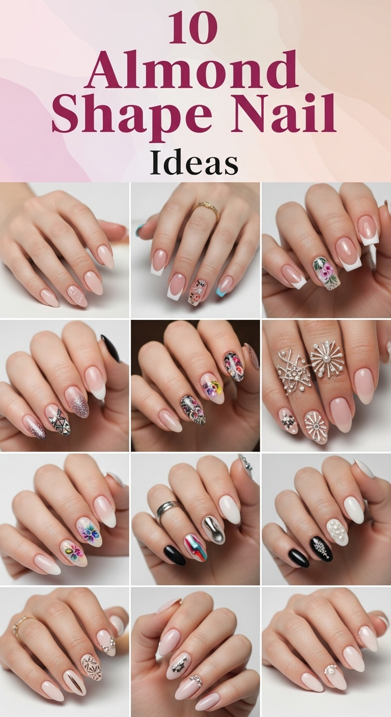 10 Almond Shape Nail Ideas