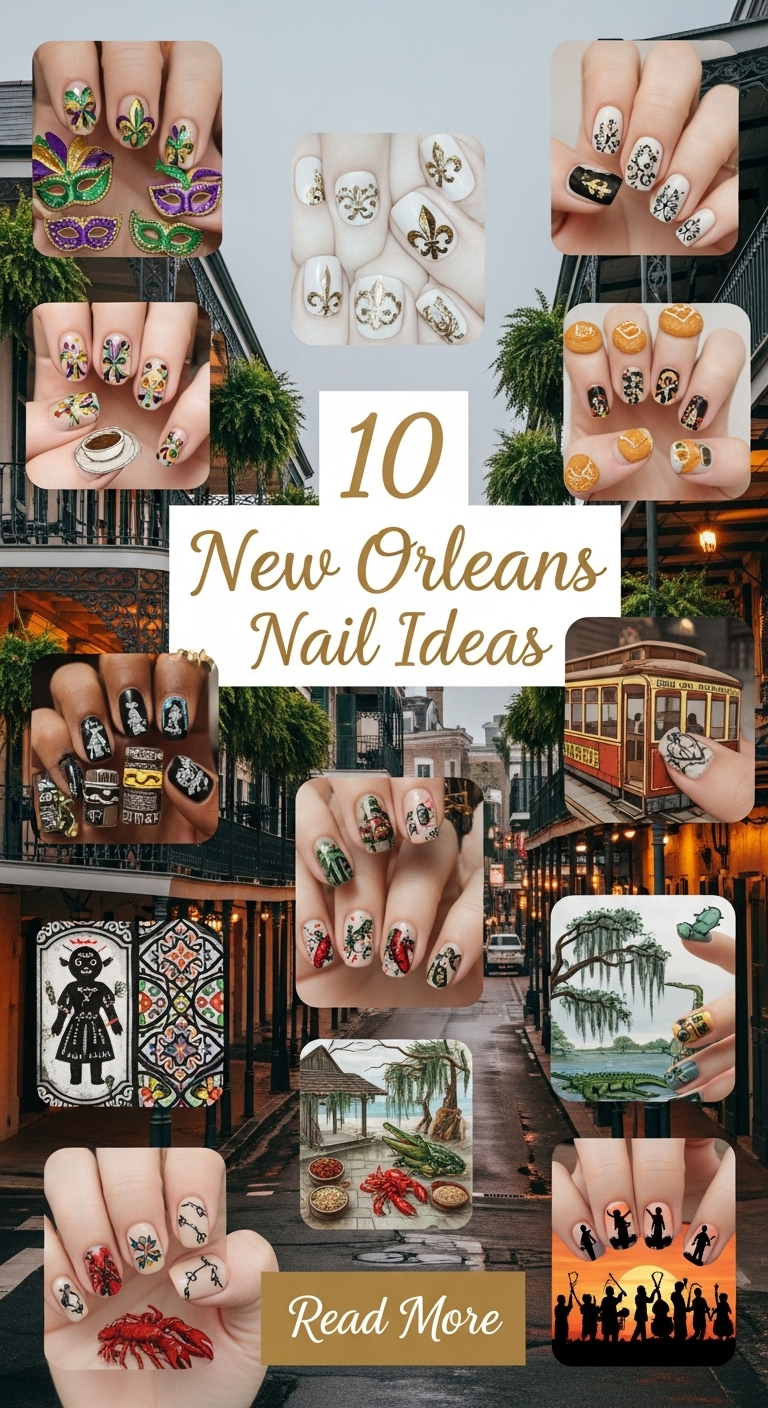 10 New Orleans Nail Ideas