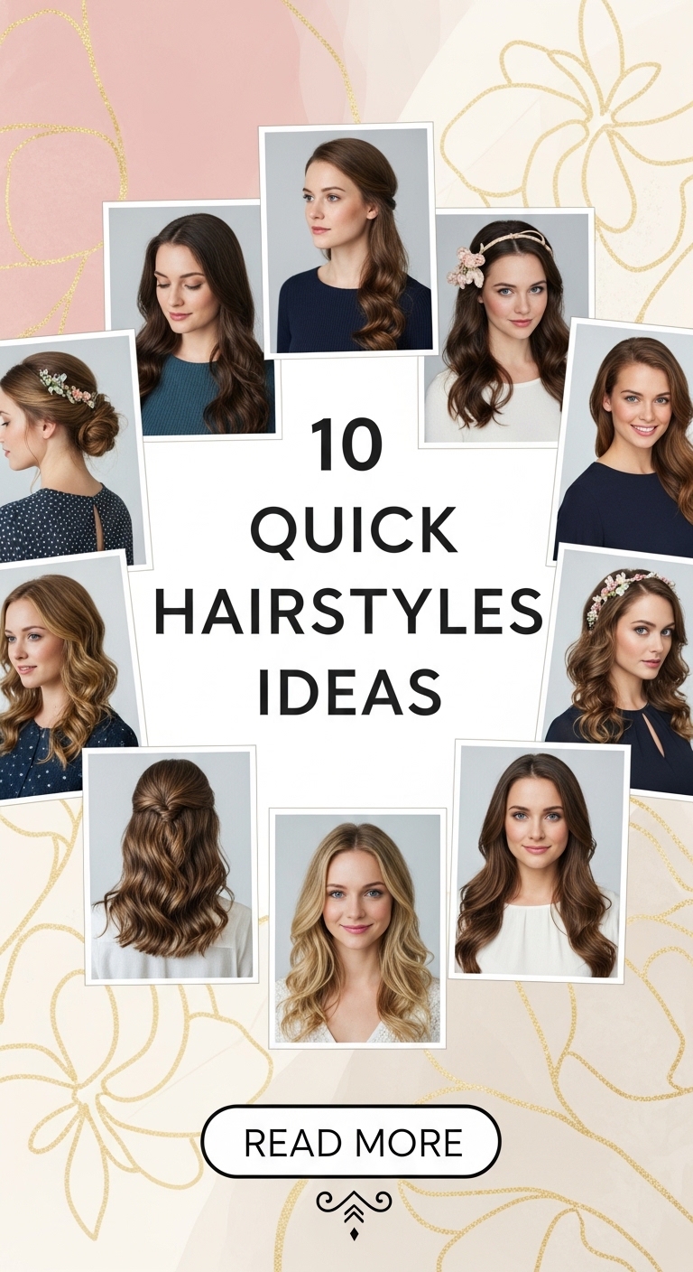 10 Quick Hairstyles Ideas