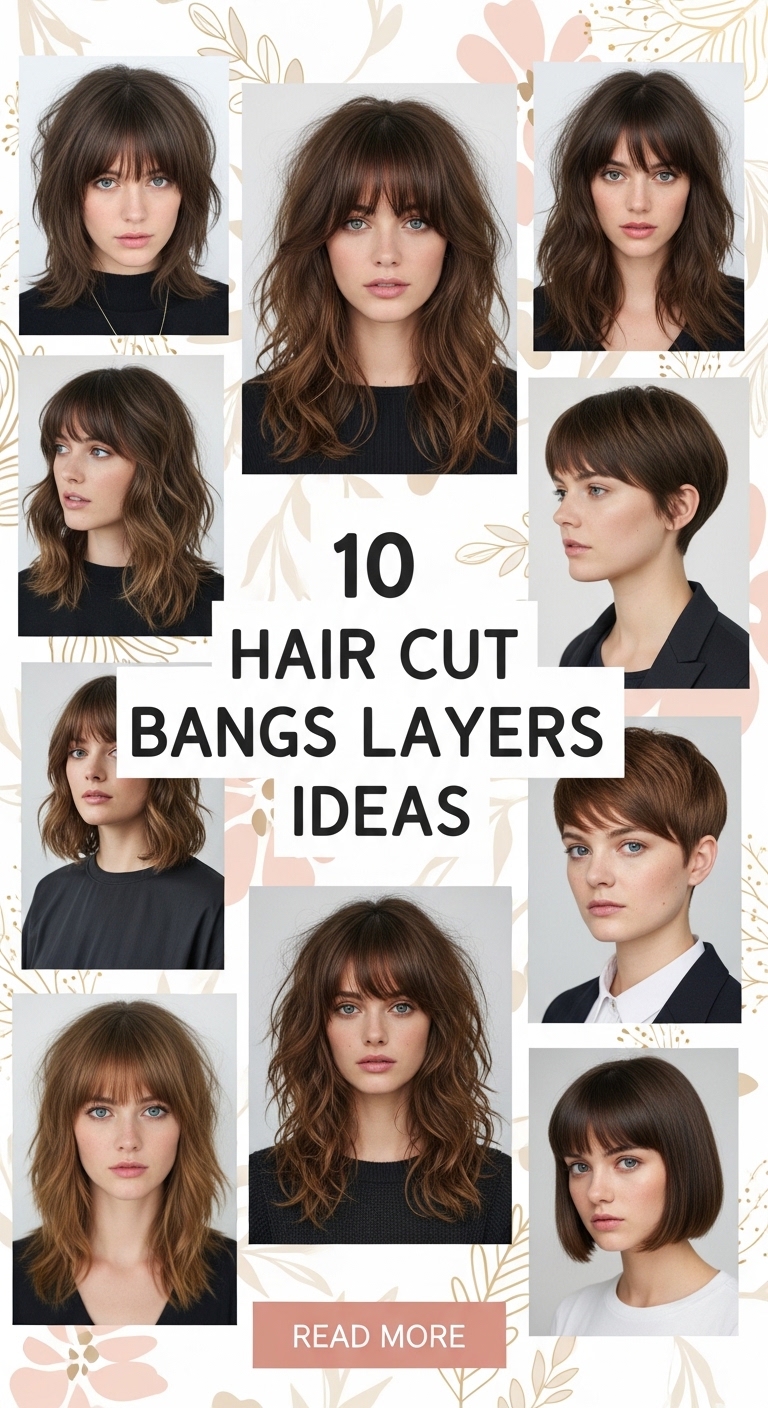 10 Hair Cut Bangs Layers Ideas