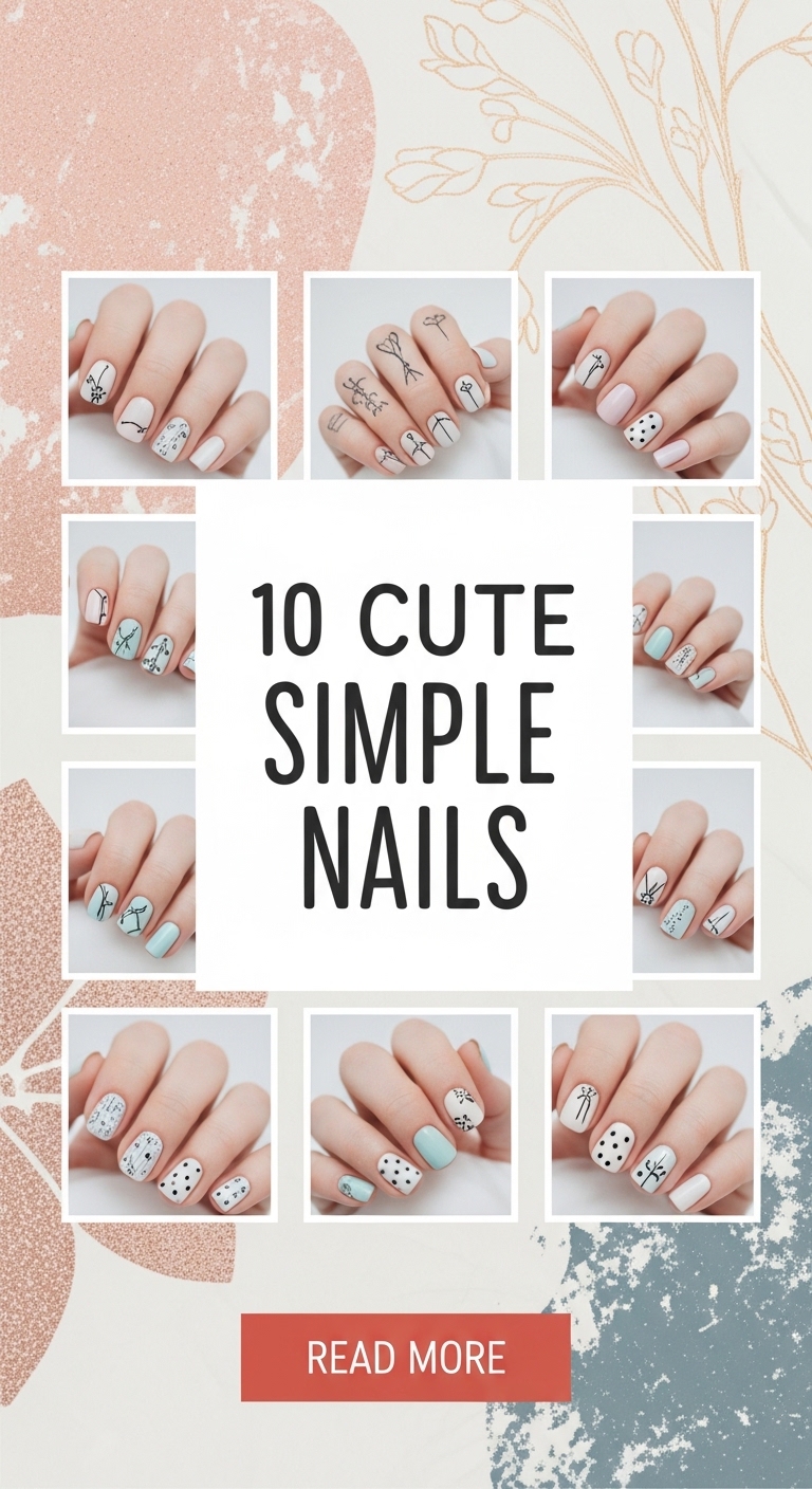 10 Cute Simple Nails