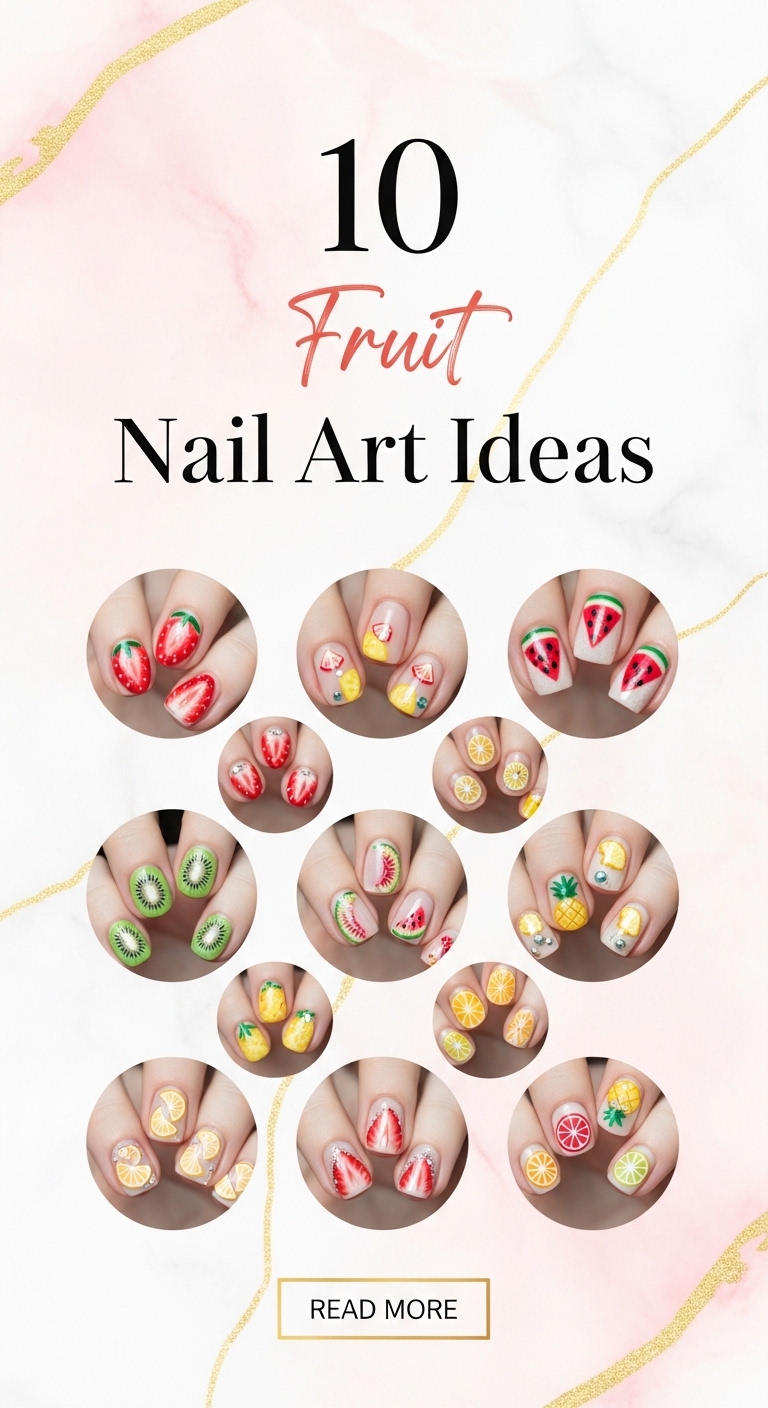 10 Fruit Nail Art Ideas