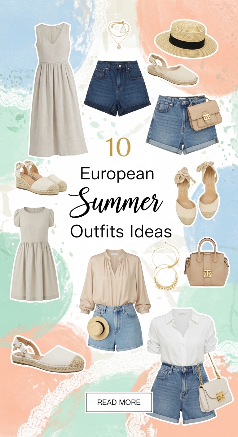 10 European Summer Outfits Ideas