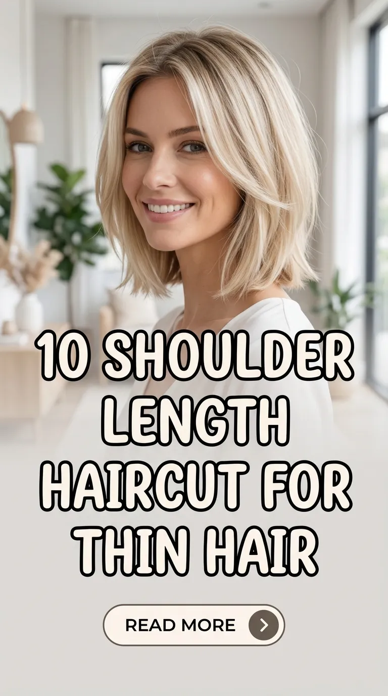 10 Shoulder Length Haircut for Thin Hair