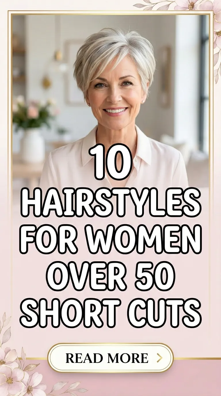 10 Hairstyles Over 50 Women Short Cuts