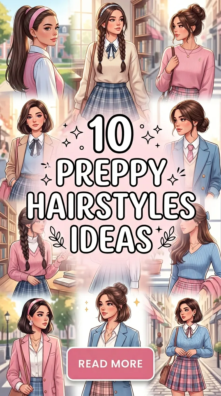 10 Preppy Hairstyles Ideas