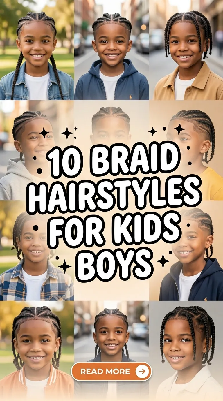 10 Braid Hairstyles for Kids Boys