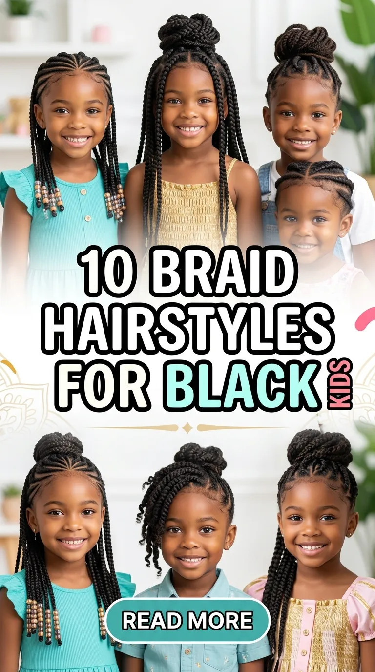 10 Braid Hairstyles for Black Kids