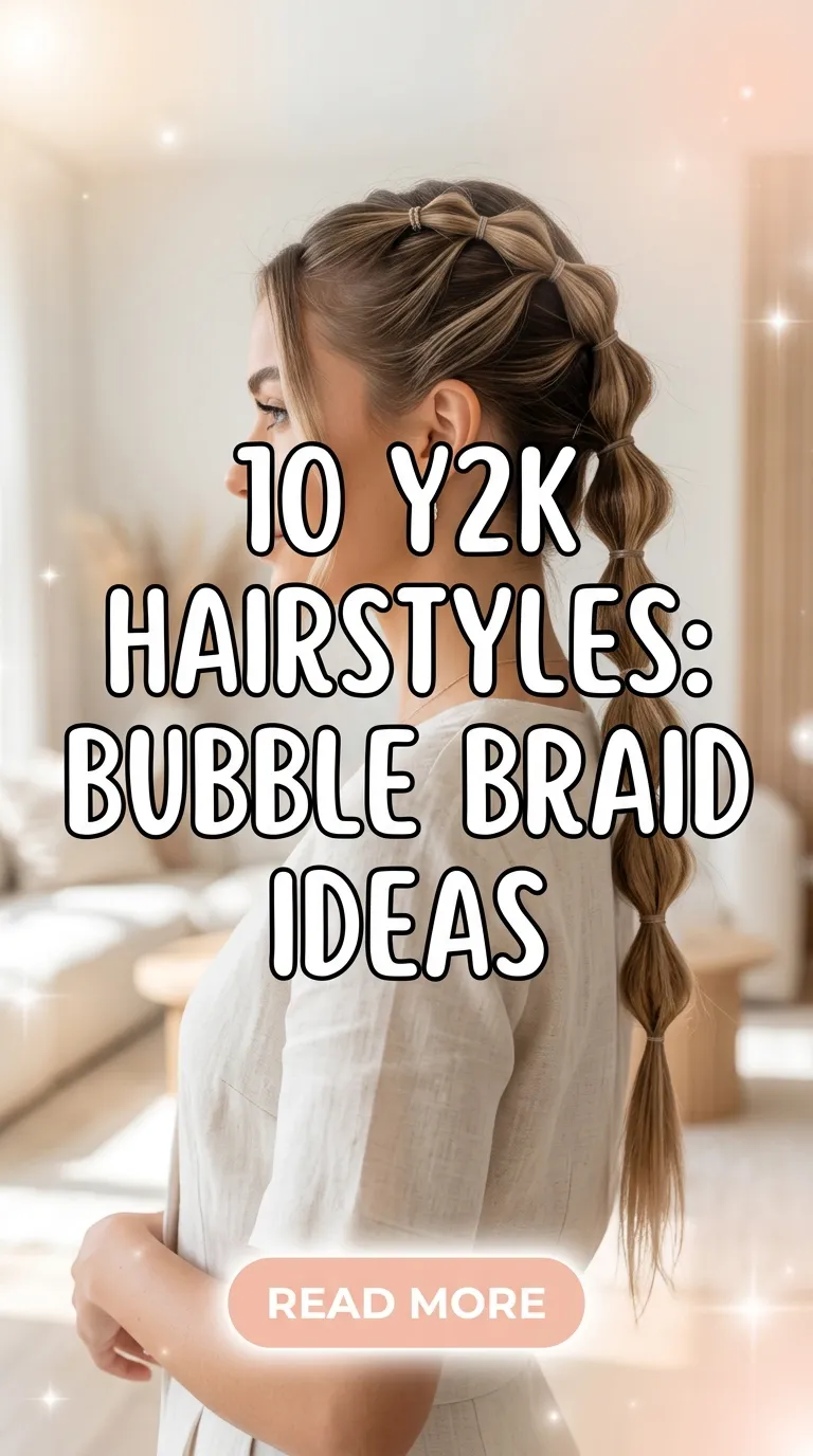 10 Y2K Hairstyles Bubble Braid Ideas