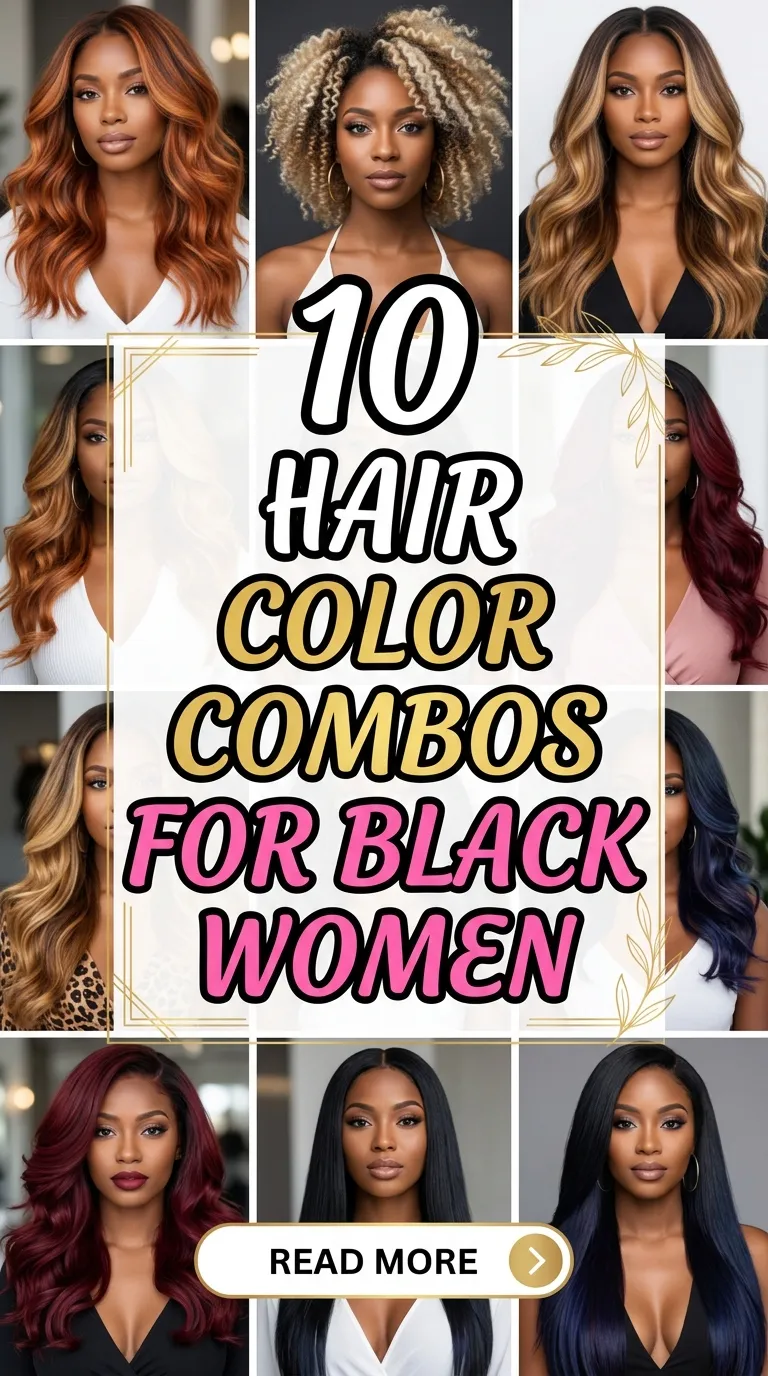 10 Hair Color Combos Black Women