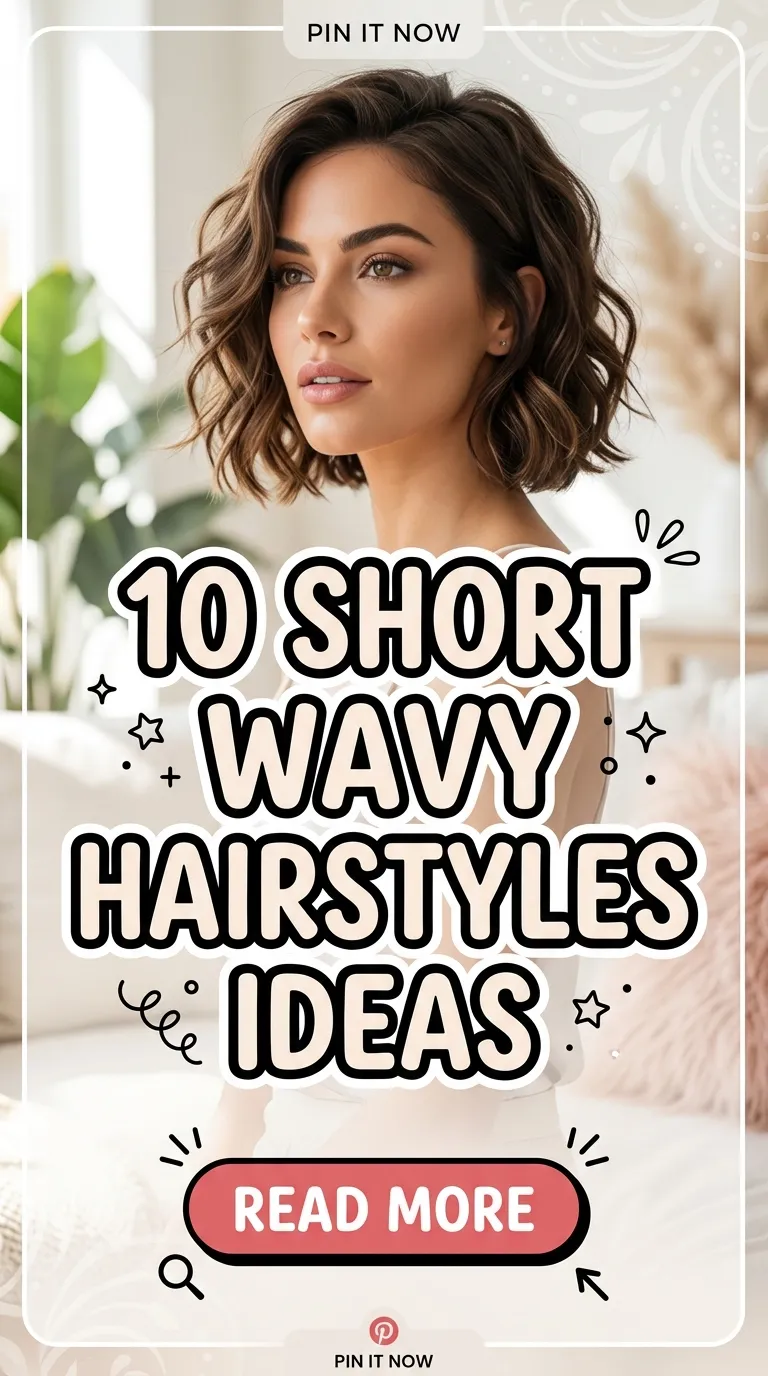 10 Short Wavy Hairstyles Ideas