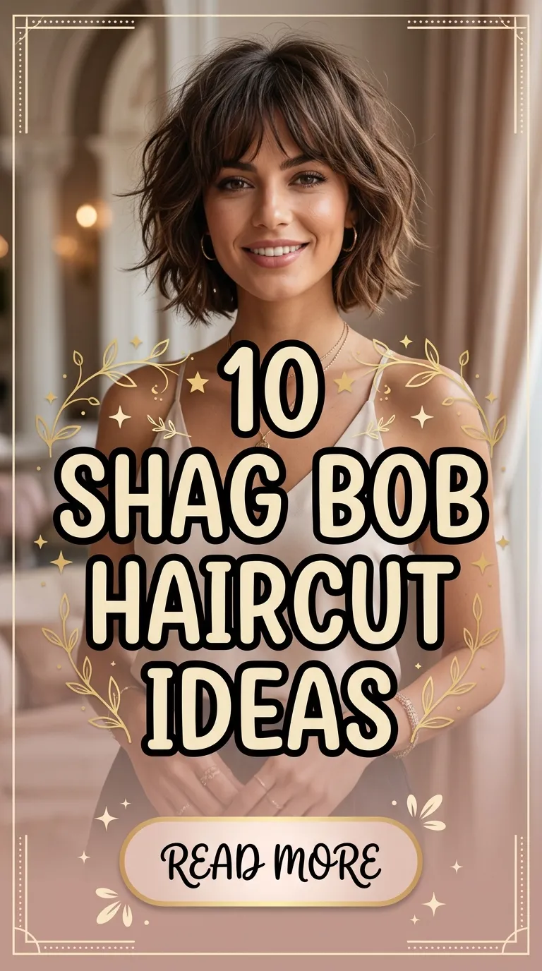 10 Shag Bob with Bangs Ideas