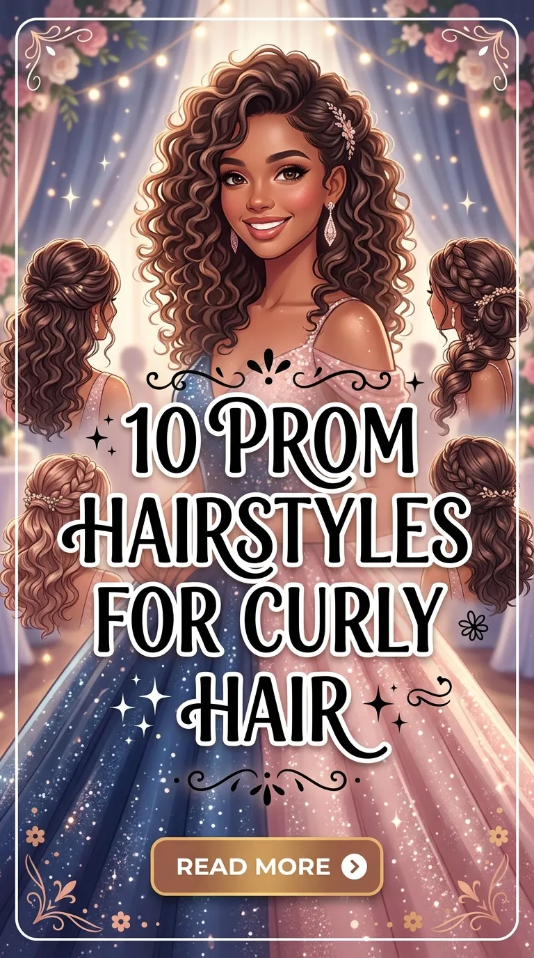 10 Prom Hairstyles for Curly Hair Ideas