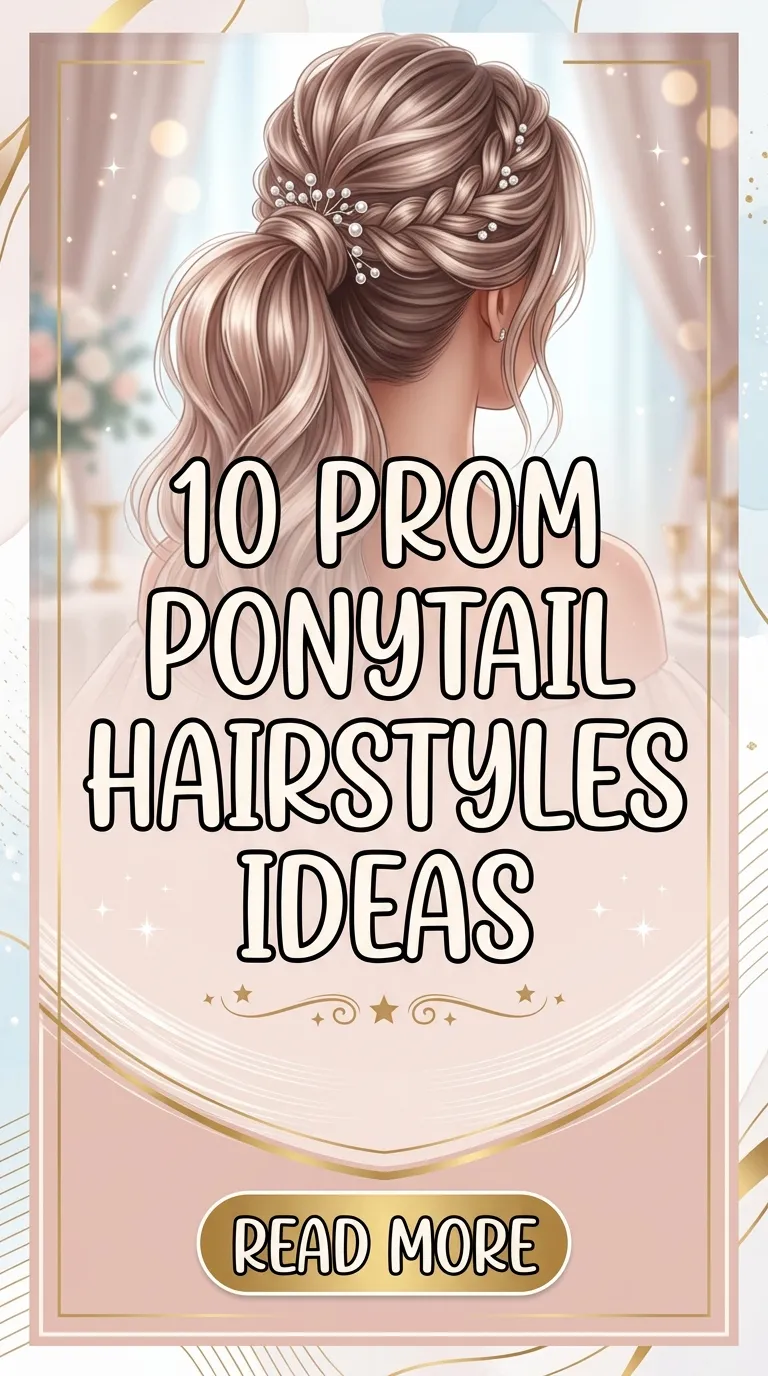 10 Prom Ponytail Hairstyles Ideas