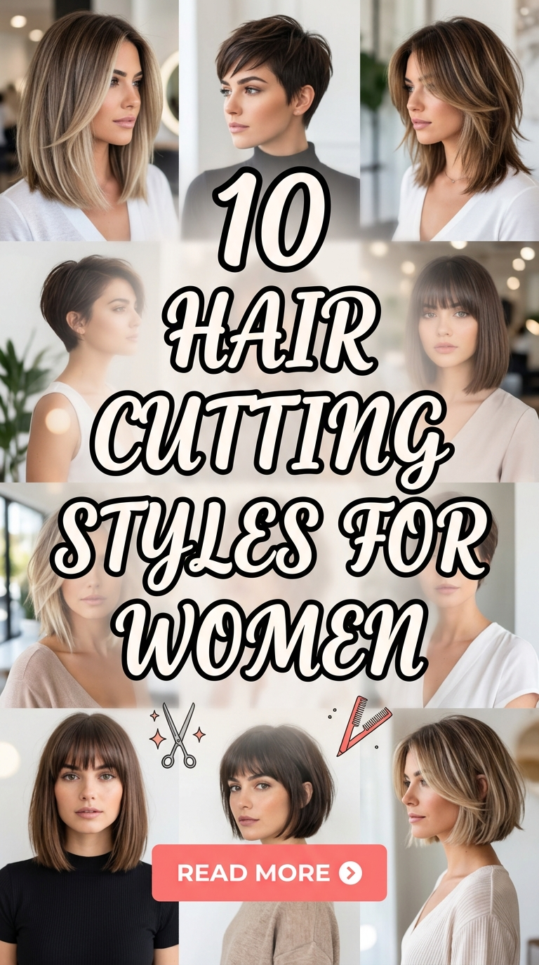 10 Hair Cutting Styles for Women