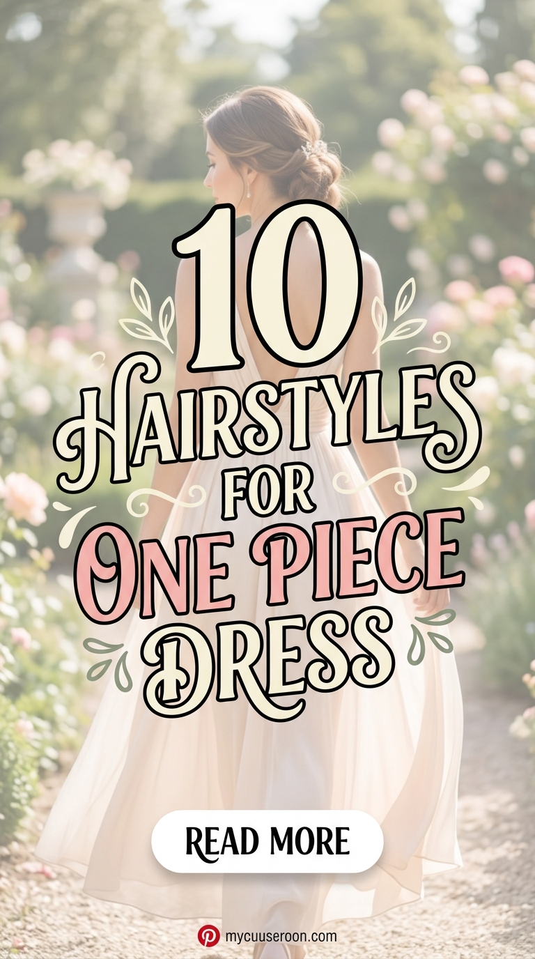 10 Hairstyles For One Piece Dress