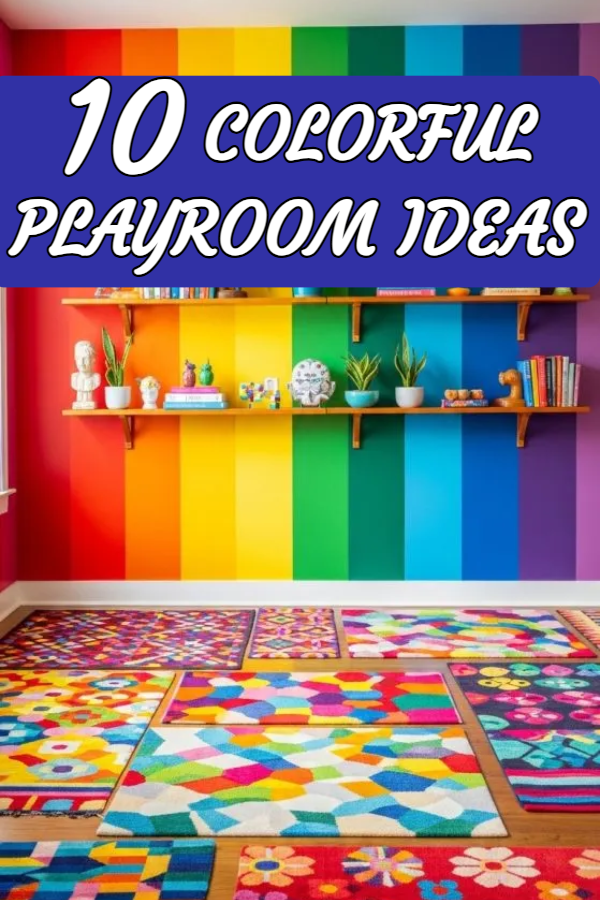 10 Colorful Playroom Ideas
