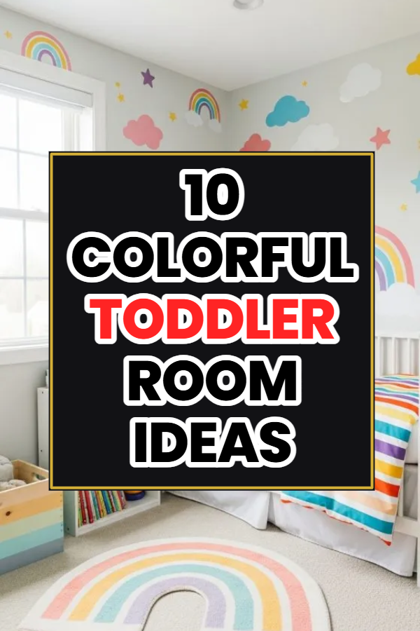 10 Colorful Toddler Room Ideas