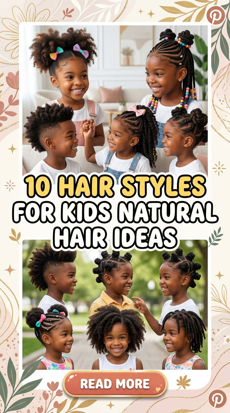 10 Hair Styles For Kids Natural Hair Ideas