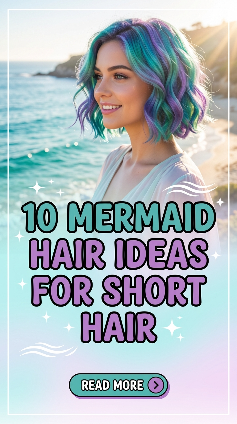 10 Mermaid Hair Ideas for Short Hair