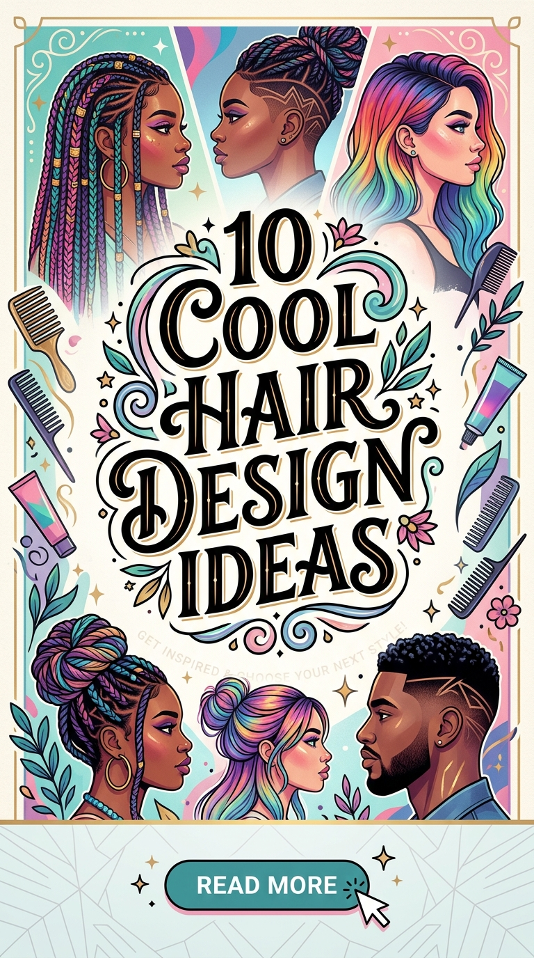 10 Cool Hair Design Ideas