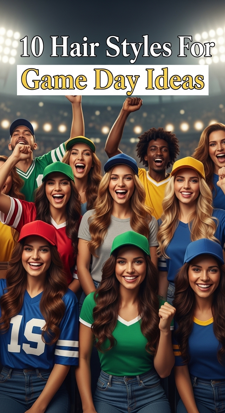 10 Hair Styles For Game Day Ideas