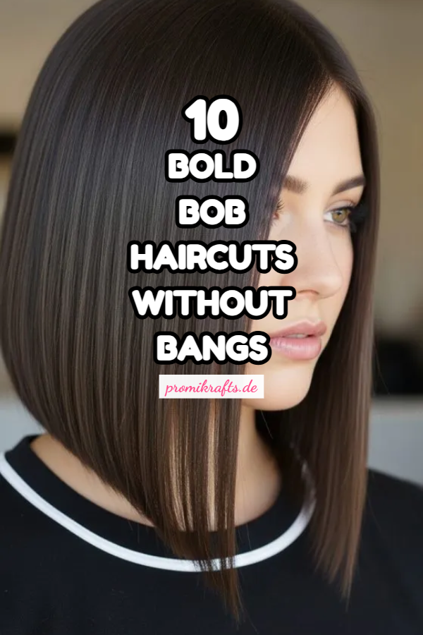 10 Bob Haircuts Without Bangs