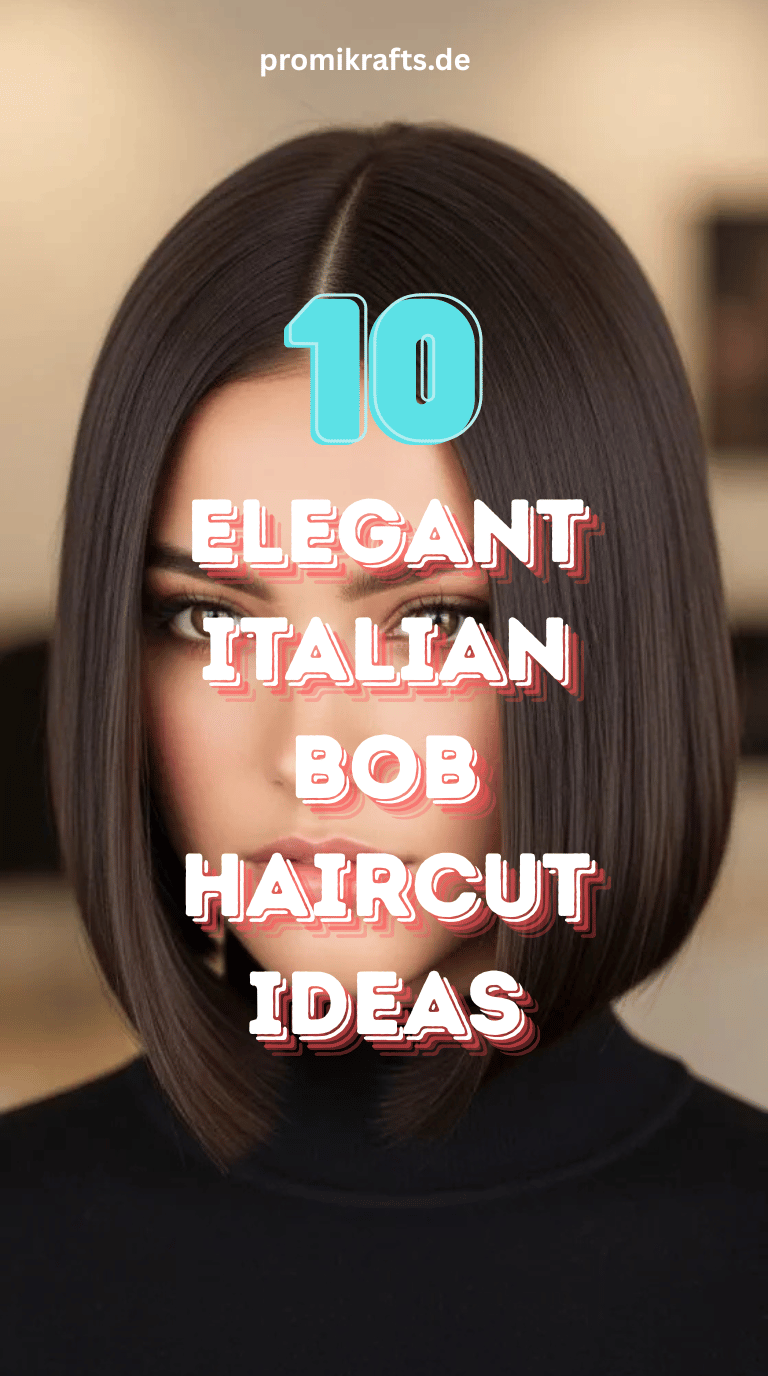 10 Elegant Italian Bob Haircut Ideas