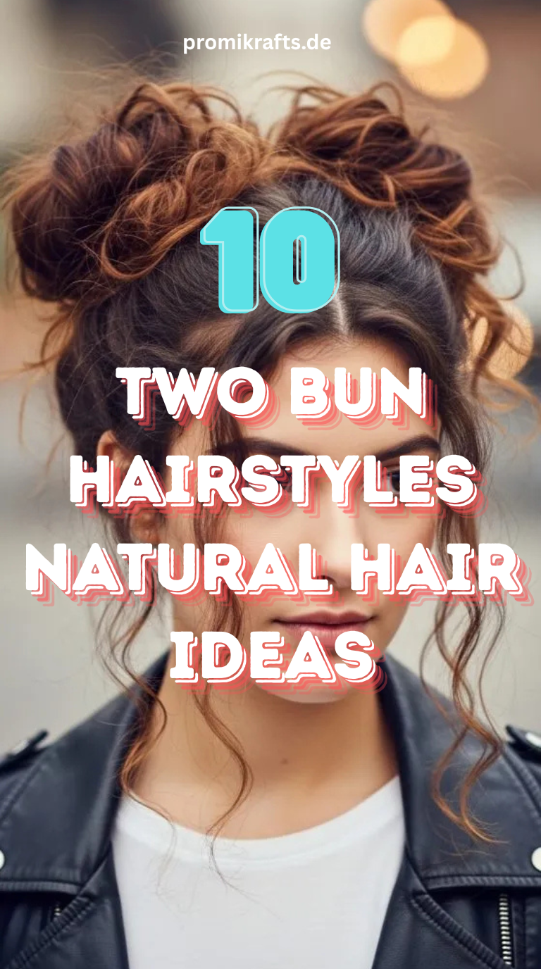 10 Two Bun Hairstyles Natural Hair Ideas