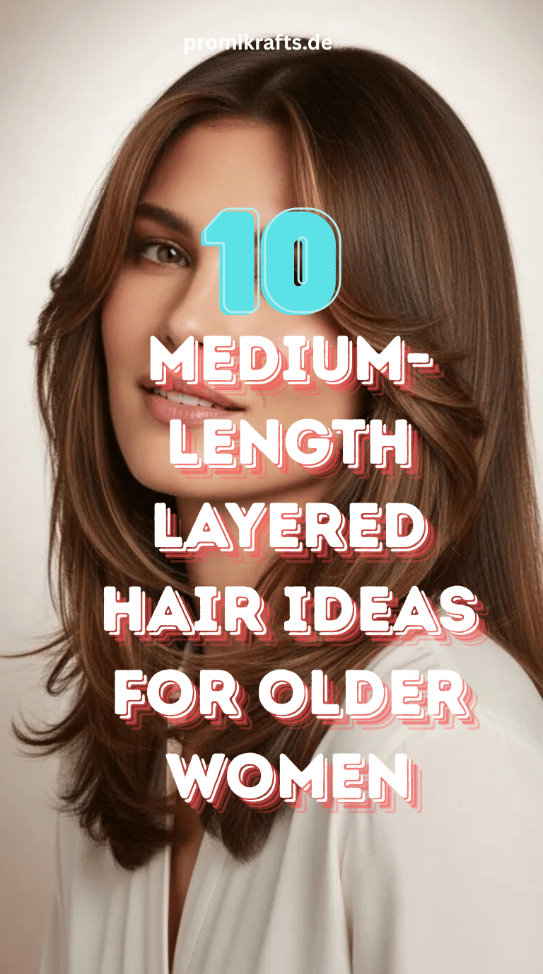 10 Medium-Length Layered Hair Ideas for Older Women